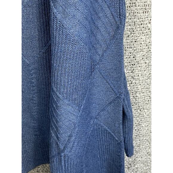Smartwool Wool Blend Sweater Women’s XL Blue Recent Boxy Cozycore Quiet Luxury - Picture 3 of 11